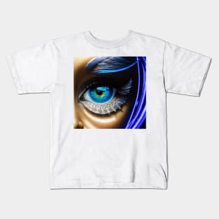 Eye of Owl Goddess Kids T-Shirt